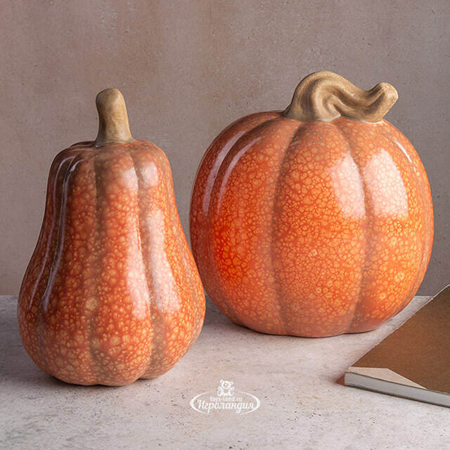 Декоративная фигурка Тыква Джакони 22 см Boltze