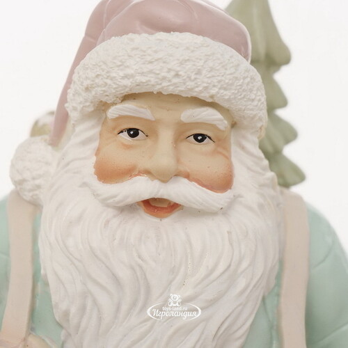 Новогодняя фигурка Санта с подарками - Christmas Pastel 33 см Boltze
