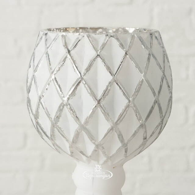 Набор стеклянных подсвечников - бокалов Versalles 25-30 см, 2 шт Boltze