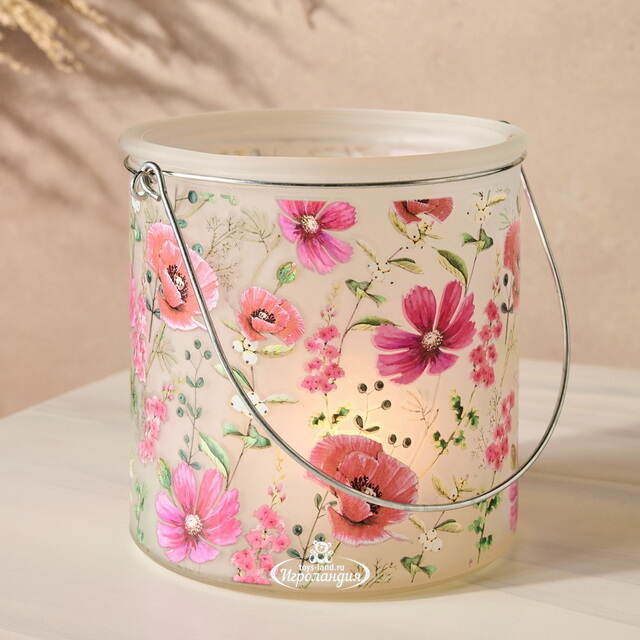 Подвесной стеклянный подсвечник Futrone Flowers 12 см  Boltze (Больтце)