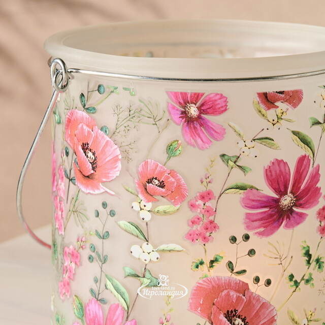 Подвесной стеклянный подсвечник Futrone Flowers 12 см  Boltze (Больтце)