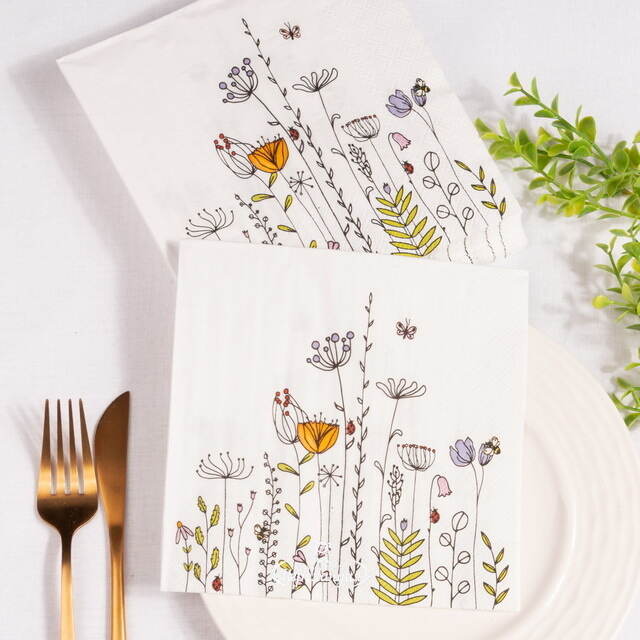Бумажные салфетки Muermos Florale 17*17 см, 20 шт Boltze (Больтце)