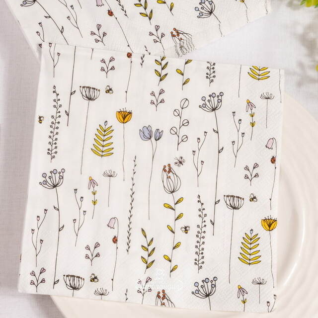 Бумажные салфетки Mascardi Florale 17*17 см, 20 шт Boltze (Больтце)