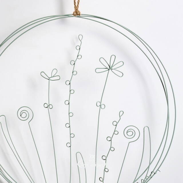 Набор декоративных панно Полевые Цветы 30 см голубое, 2 шт Boltze