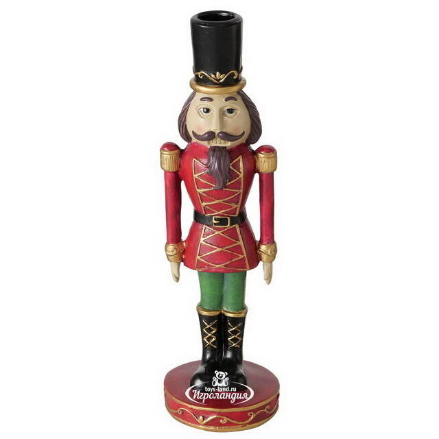 Декоративный подсвечник Щелкунчик - Golden Crown 27 см Boltze