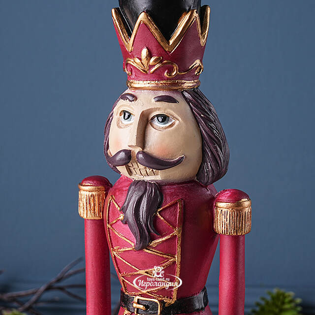 Декоративный подсвечник Щелкунчик - Golden Crown 27 см Boltze