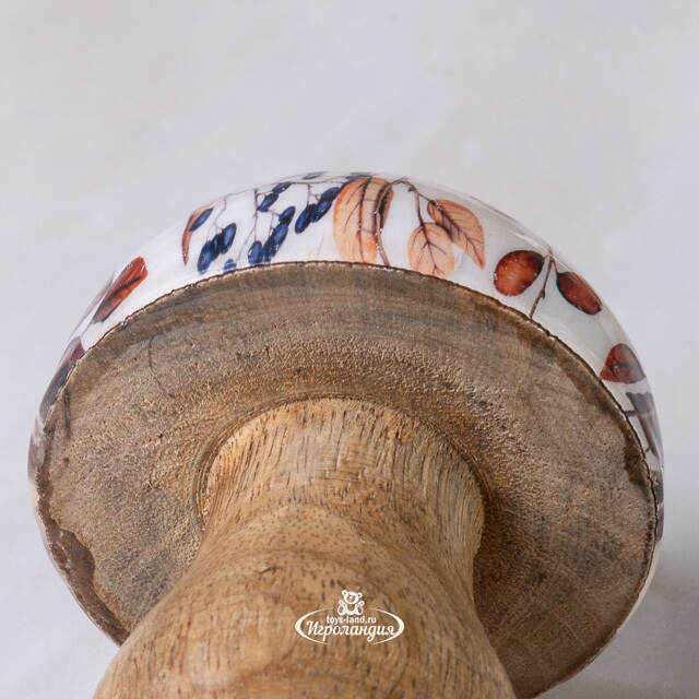 Набор декоративных фигур Грибы Rosamel 7-11 см, 3 шт Boltze