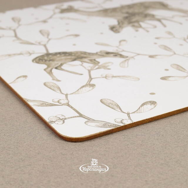 Набор плейсматов Tramontana: Deer Famiglia 40*30 см, 4 шт Boltze