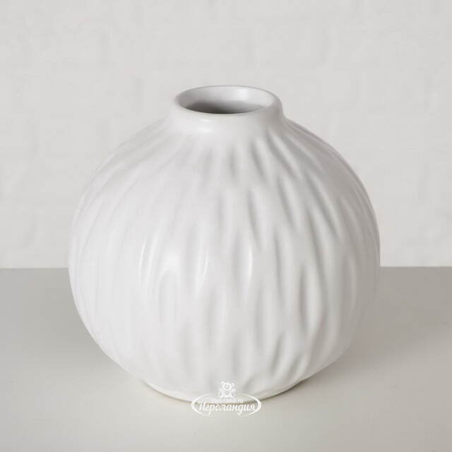 Фарфоровая ваза Masconni Blanco 10 см Boltze