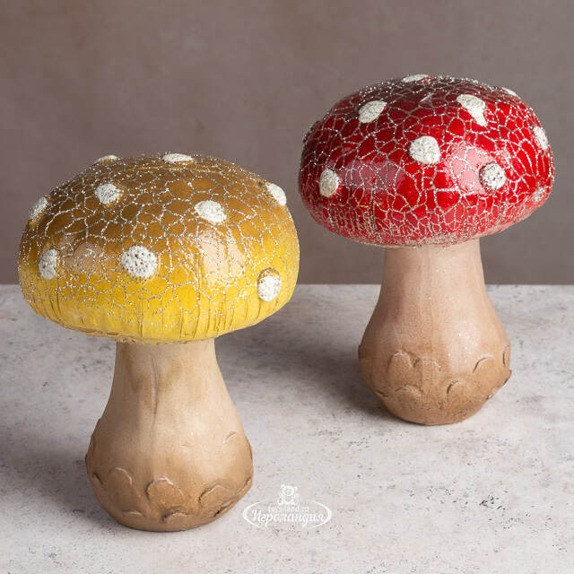 Набор декоративных фигур Грибы - Aldeo Beleiro 13 см, 2 шт Boltze