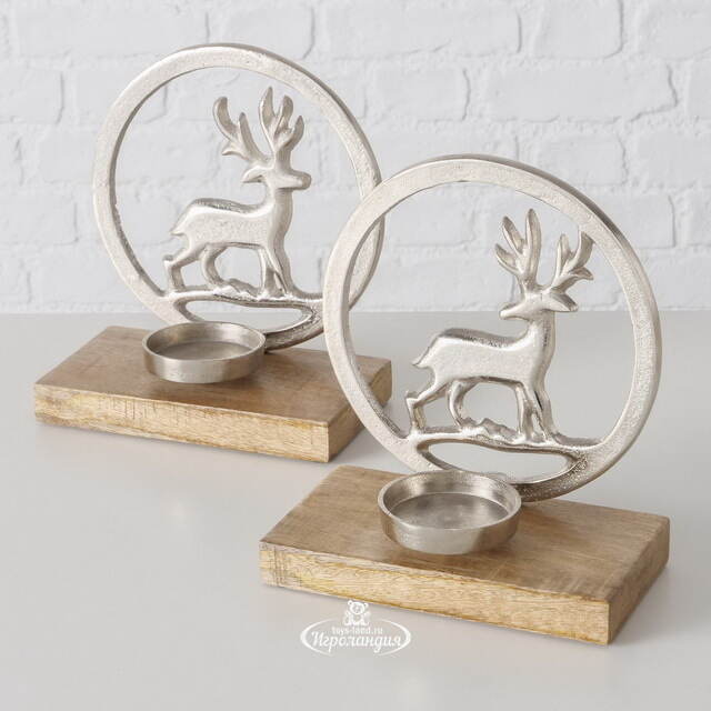Декоративный подсвечник Deer Hernes 23*20 см Boltze
