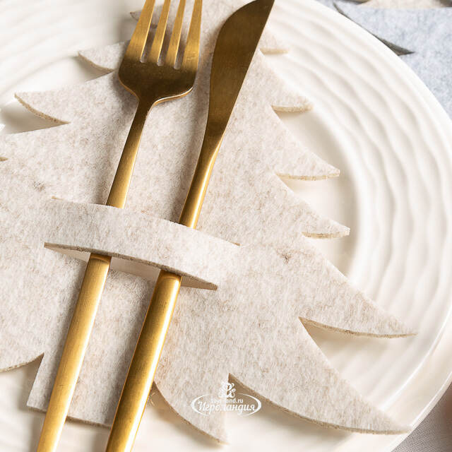 Конверты для столовых приборов Meranges - Елочка 21*20 см, 4 шт Boltze (Больтце)