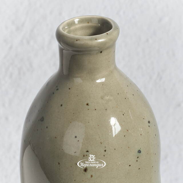 Керамическая ваза для цветов Фуэнте-Аламо 15 см зеленая Boltze (Больтце)