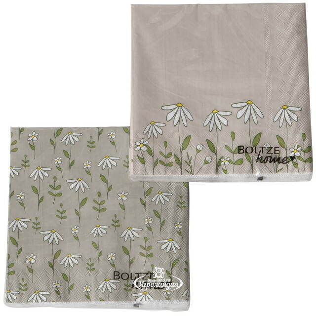 Бумажные салфетки Camilla Selsey 17*17 см, 20 шт Boltze