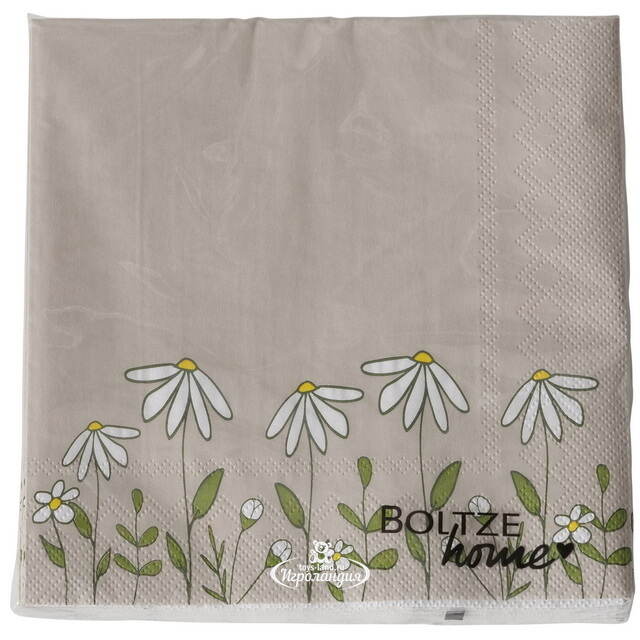 Бумажные салфетки Camilla Selby 17*17 см, 20 шт Boltze