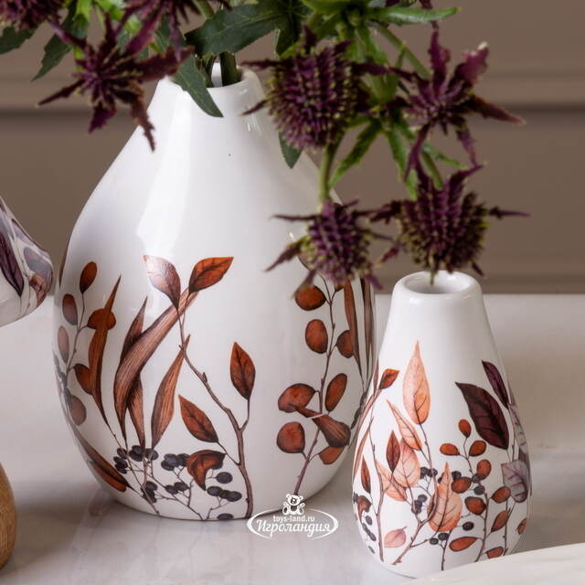 Набор керамических ваз Rosamel 8-12 см, 3 шт Boltze