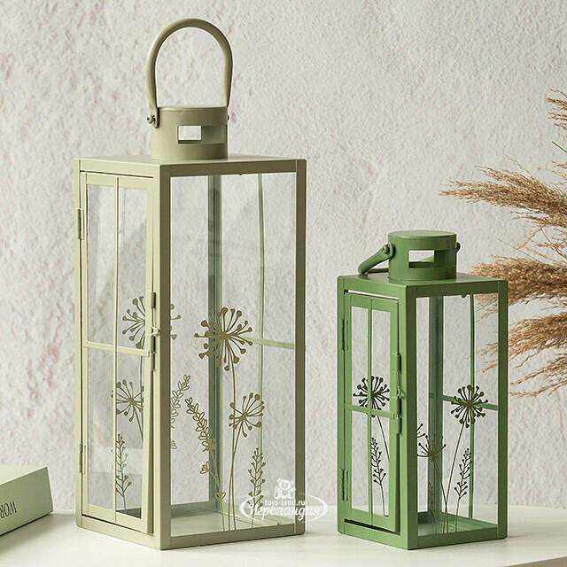 Набор подсвечников-фонарей Кэшендейл 25-36 см, 2 шт Boltze