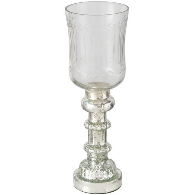 Стеклянный подсвечник-бокал Irving 26 см Boltze