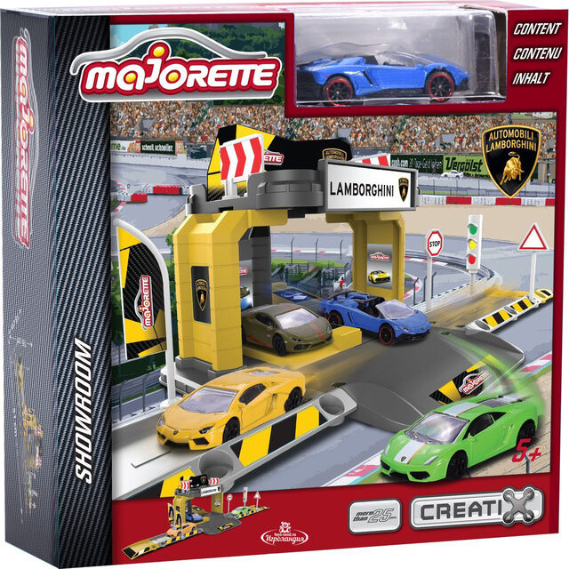 Парковка Creatix Lamborghini c 1 машинкой 51*16*18 см Majorette