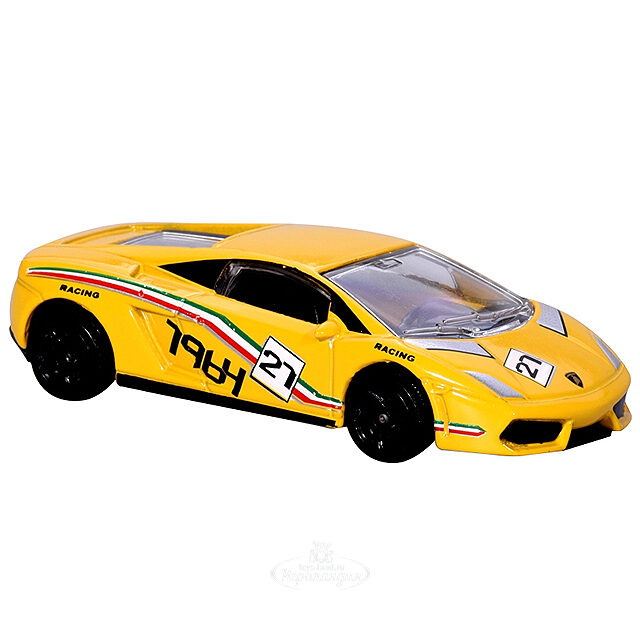 Парковка с треком Lamborghini Creatix 2 машинки 39*63*10 см свет звук Majorette