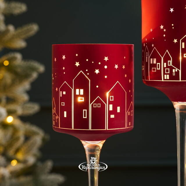 Набор стеклянных подсвечников Masaron 25-30 см, 2 шт Boltze (Больтце)