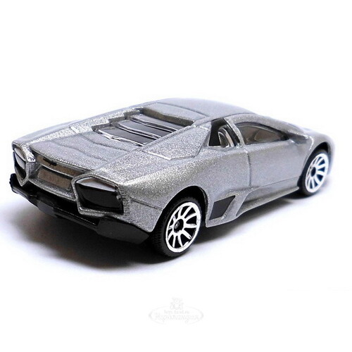 Машинка металлическая Lamborghini Reventon 1:64 см 7.5 см серебряный Majorette