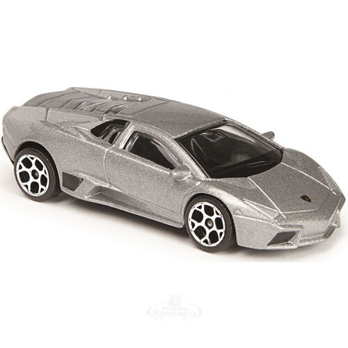 Машинка металлическая Lamborghini Reventon 1:64 см 7.5 см серебряный Majorette