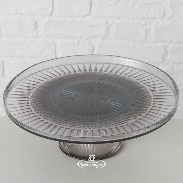 Подставка для торта Hitam 28 см, стекло Boltze