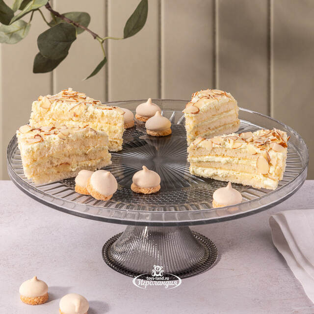 Подставка для торта Hitam 28 см, стекло Boltze