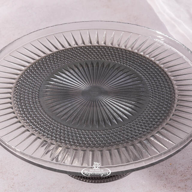 Подставка для торта Hitam 28 см, стекло Boltze