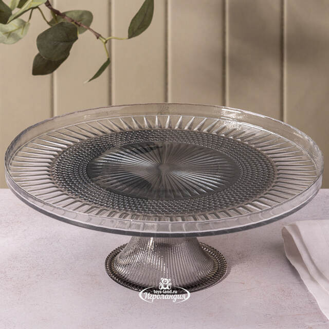 Подставка для торта Hitam 28 см, стекло Boltze