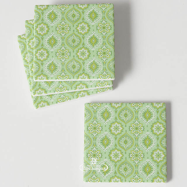 Набор подставок под кружки Portofino-Verduno 10 см, 4 шт Boltze