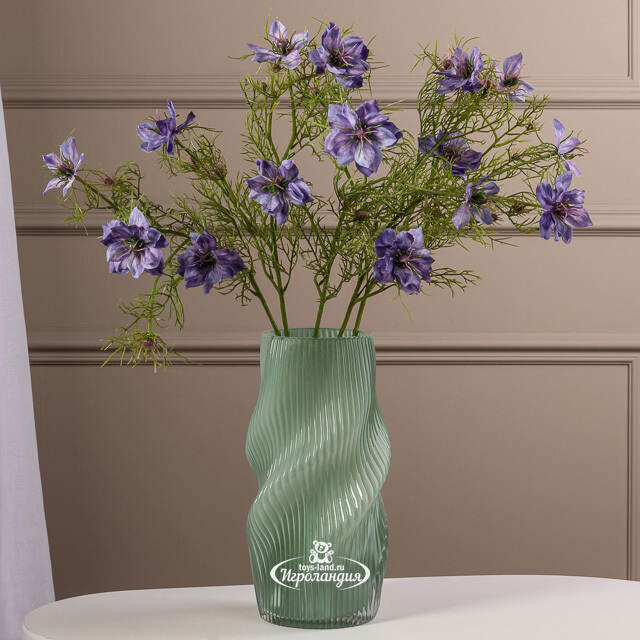 Стеклянная ваза для цветов Вилландри 30 см Boltze