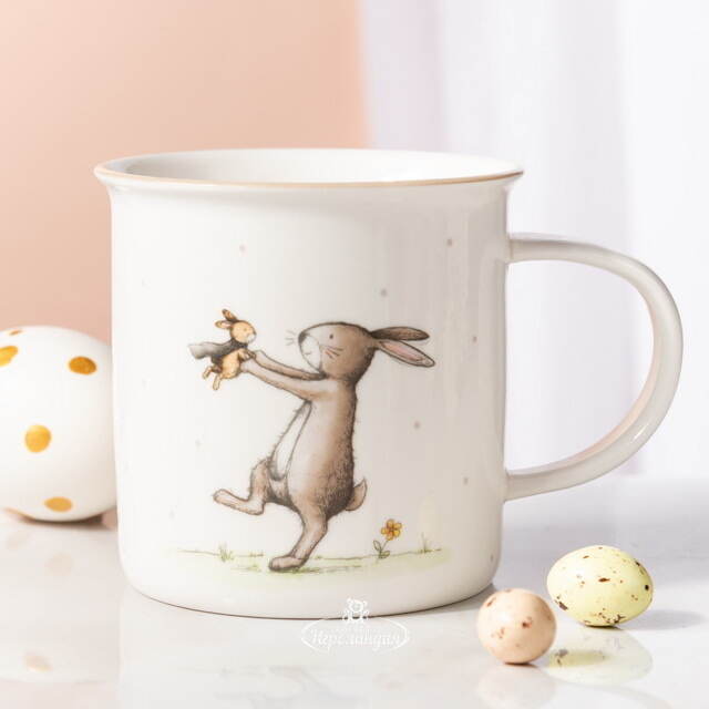 Фарфоровая кружка Кролик Патерсон 370 мл Boltze (Больтце)