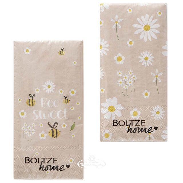 Бумажные салфетки Honey: Camomile 17*8 см, 16 шт Boltze