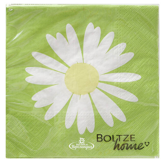Бумажные салфетки Daisie 17*17 см, 20 шт Boltze