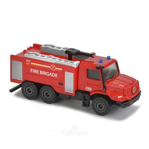 Металлическая машинка SOS Пожарная машина с брандспойтом 7.5 см Majorette
