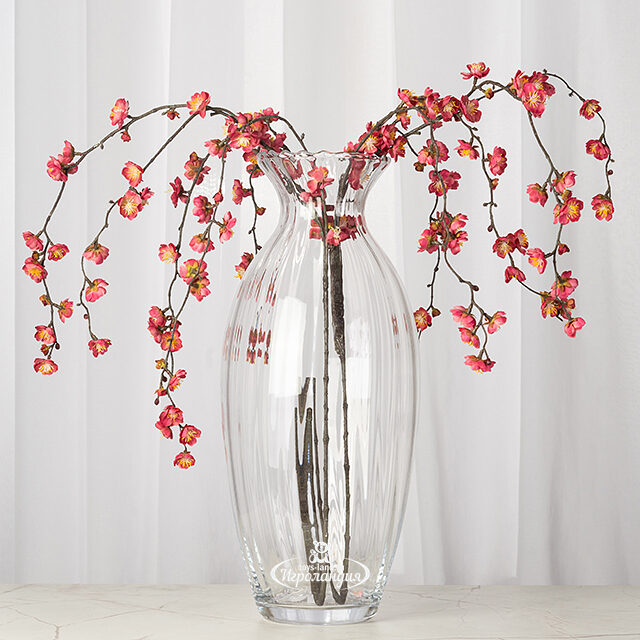 Стеклянная ваза для цветов Ньюберн 50 см Boltze