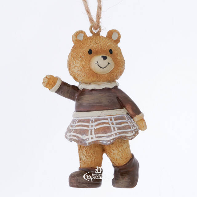 Елочные игрушки Мишки Вудсон - Winter Dreamers 6 см, 2 шт Boltze
