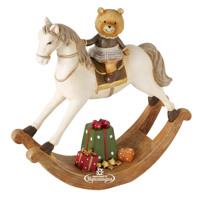 Новогодняя фигурка Лошадка-качалка: Winter Dreamers 22 см Boltze