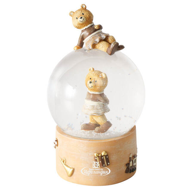 Снежный шар Медвежата: Winter Dreamers 18 см Boltze