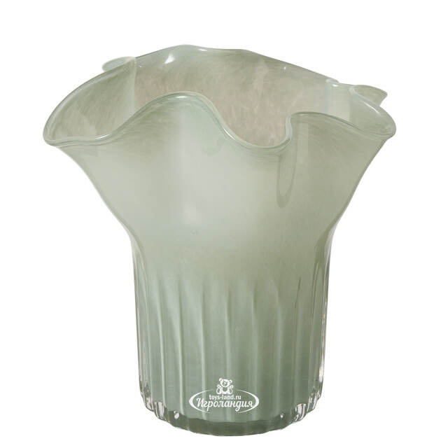 Стеклянная ваза для цветов Фернгроув 20 см Boltze