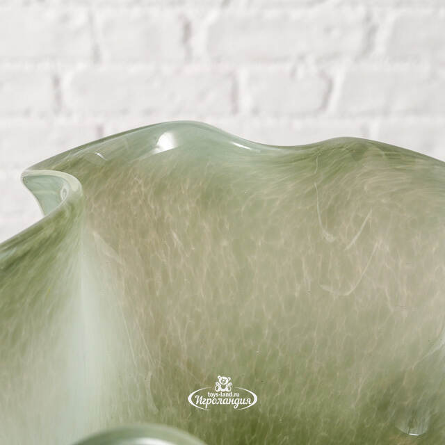 Стеклянная ваза для цветов Фернгроув 20 см Boltze