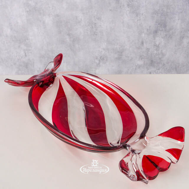 Новогодняя тарелка Sweet Candy 35 см Boltze