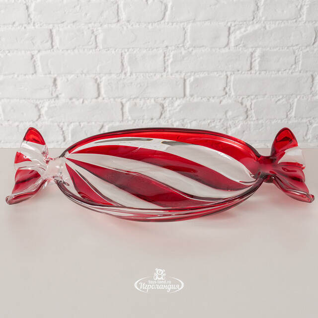 Новогодняя тарелка Sweet Candy 35 см Boltze