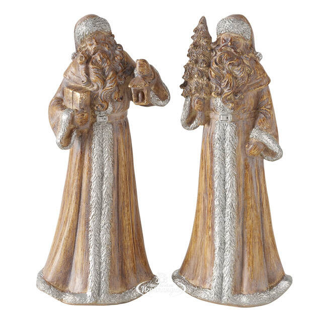 Новогодняя фигурка Санта с игрушками - Scandi Christmas 26 см Boltze