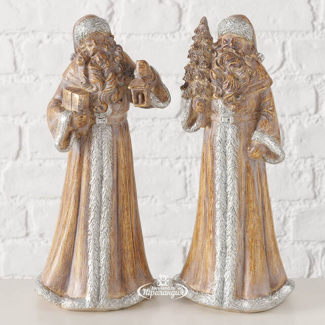 Новогодняя фигурка Санта с игрушками - Scandi Christmas 26 см Boltze