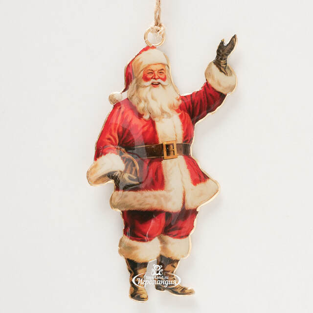 Набор елочных игрушек Санта - Christmas Derbyshire 13 см Boltze