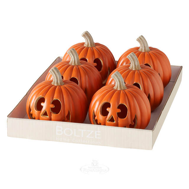Декоративная фигурка Тыква Джексен - Happy Halloween 12 см Boltze