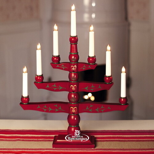 Рождественский светильник Tradition 54*42 см, 7 электрических свечей Star Trading